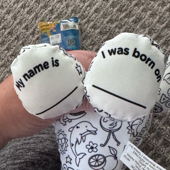 Florida Alligator color stuffed animal with Markers NWT - Picture 4 of 5